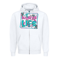 White nurse life olivia  (1) Zipper Hoodie - OliviaCreatesArt