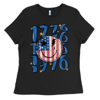 Black 1776 Ladies Tee - MaliasSmallBusiness