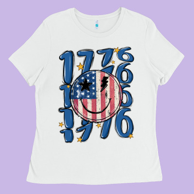 1776 Ladies Tee Designed By Maliassmallbusiness