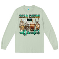 Matcha dead inside but caffeinated skeleton coffee cups Long Sleeve Tee - Jasminsmagicworld