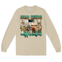 Mushroom dead inside but caffeinated skeleton coffee cups Long Sleeve Tee - Jasminsmagicworld