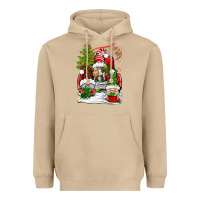 Mushroom christmas gnome truck Heavyweight Hoodie - BundleAndBundleShop