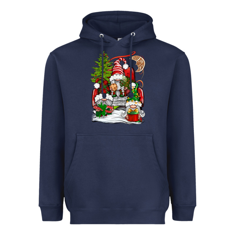 Christmas Gnome Truck Heavyweight Hoodie by BundleAndBundleShop | Teevron