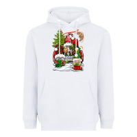 White christmas gnome truck Heavyweight Hoodie - BundleAndBundleShop