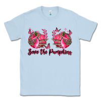 Dusty Blue save the pumpkins Classic Tee - LillyAllenDesigns