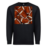 Black american football seamless pattern Premium Sweatshirt - BundleAndBundleShop
