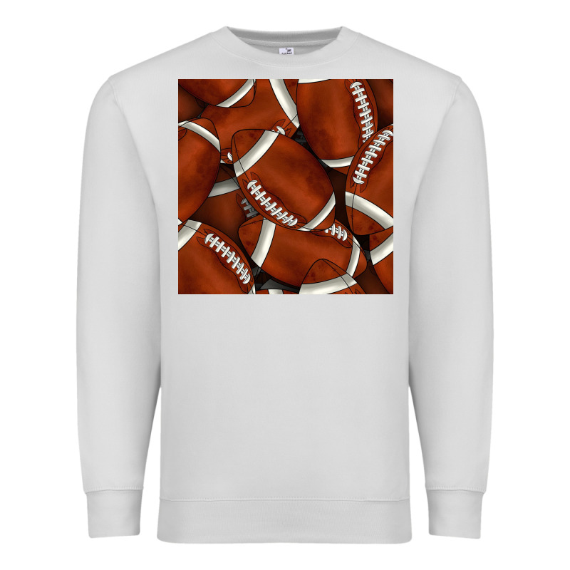 American Football Seamless Pattern Premium Sweatshirt by BundleAndBundleShop | Teevron