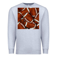 Heather Grey american football seamless pattern Premium Sweatshirt - BundleAndBundleShop