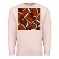 Pale Pink american football seamless pattern Premium Sweatshirt - BundleAndBundleShop