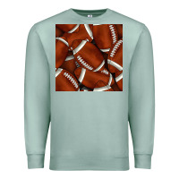 Seafoam american football seamless pattern Premium Sweatshirt - BundleAndBundleShop