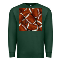 Sports Green american football seamless pattern Premium Sweatshirt - BundleAndBundleShop