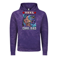 Cloud Purple Reel Cool Dad Bass 4th of July Vintage Hoodie - LillyAllenDesigns