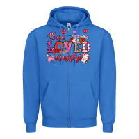 True Royal one loved nurse valentine's day Zipper Hoodie - OliviaCreatesArt