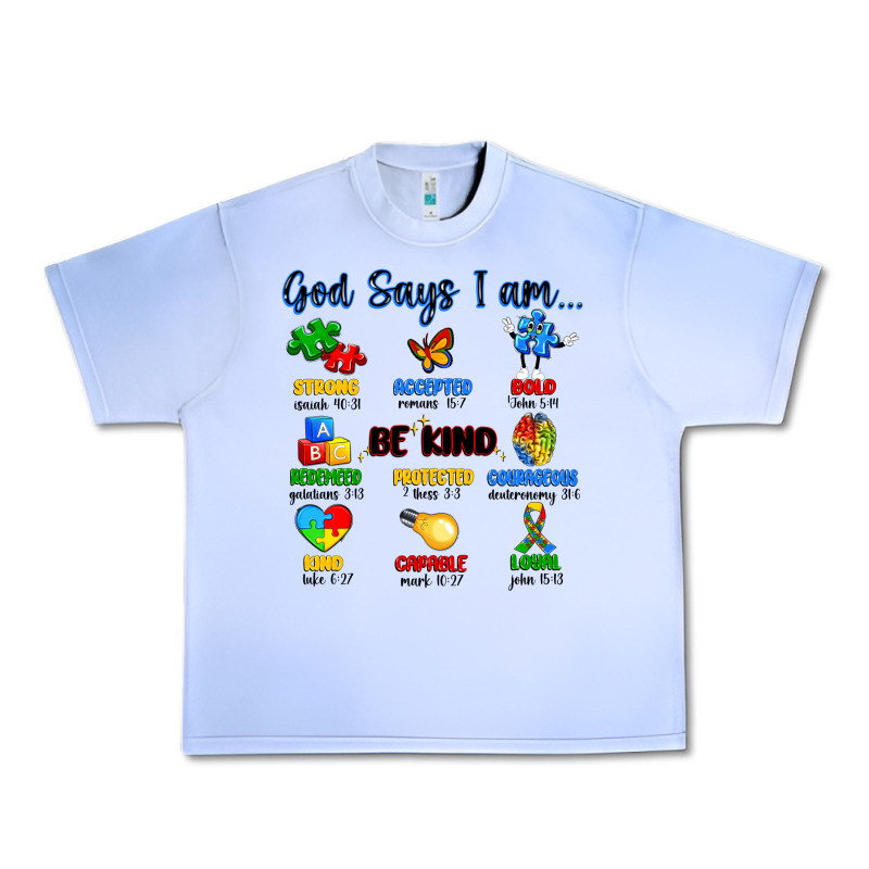 God Says I Am Autism Urban Heavy Tee by Artiststas | Teevron