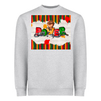 Heather Grey juneteenth black power Heavyweight Sweatshirt - TumblerDesignByShophia