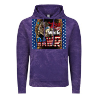 Cloud Purple Western Red White Rawr Dinosaur Vintage Hoodie - LillyAllenDesigns