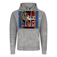Cloud Rock Western Red White Rawr Dinosaur Vintage Hoodie - LillyAllenDesigns