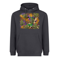 Smoke mardi gras plaid purple glitter cowhide  leopard Heavyweight Hoodie - FaDigitalArtStudio