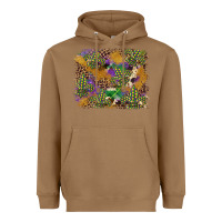 Toasted Coconut mardi gras plaid purple glitter cowhide  leopard Heavyweight Hoodie - FaDigitalArtStudio