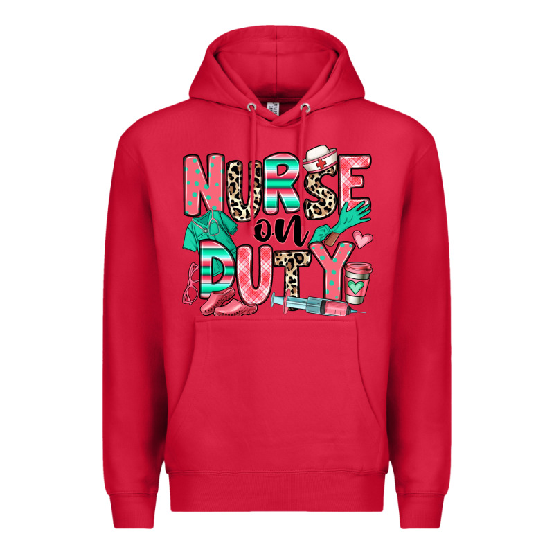 Nurse On Duty Premium Hoodie by RanaPortraitStore | Teevron