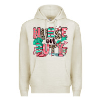 Oatmeal Heather nurse on duty Premium Hoodie - RanaPortraitStore