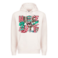 Pale Pink nurse on duty Premium Hoodie - RanaPortraitStore