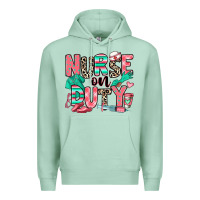 Seafoam nurse on duty Premium Hoodie - RanaPortraitStore