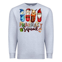 Heather Grey pharmacy squad christmas Premium Sweatshirt - FaDigitalArtStudio