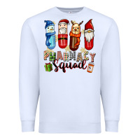 White pharmacy squad christmas Premium Sweatshirt - FaDigitalArtStudio