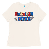 Bone american dude Ladies Tee - MaliasSmallBusiness