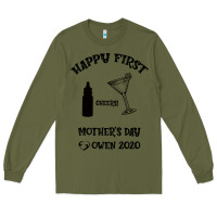Army Green Happy Fırst Cheers Mother's Day Owen 2020 Long Sleeve Tee - Bettercallsaul