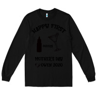 Black Happy Fırst Cheers Mother's Day Owen 2020 Long Sleeve Tee - Bettercallsaul