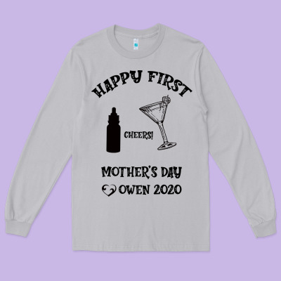 Happy Fırst Cheers Mother's Day Owen 2020 Long Sleeve Tee Designed By Bettercallsaul