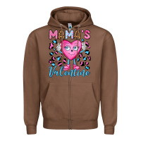 Chestnut mama's valentine olivia Zipper Hoodie - OliviaCreatesArt