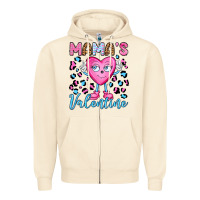 Sandshell mama's valentine olivia Zipper Hoodie - OliviaCreatesArt
