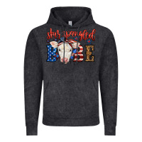 Vintage Black Western Star Spangled Baby Cow Vintage Hoodie - LillyAllenDesigns