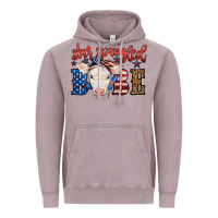 Vintage Zinc Western Star Spangled Baby Cow Vintage Hoodie - LillyAllenDesigns