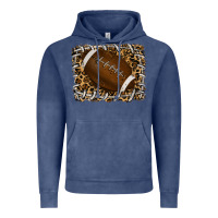 Vintage Denim leopard american football backround Vintage Hoodie - RanaPortraitStore