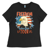 Black freedom born free tour 1776 Ladies Tee - MaliasSmallBusiness