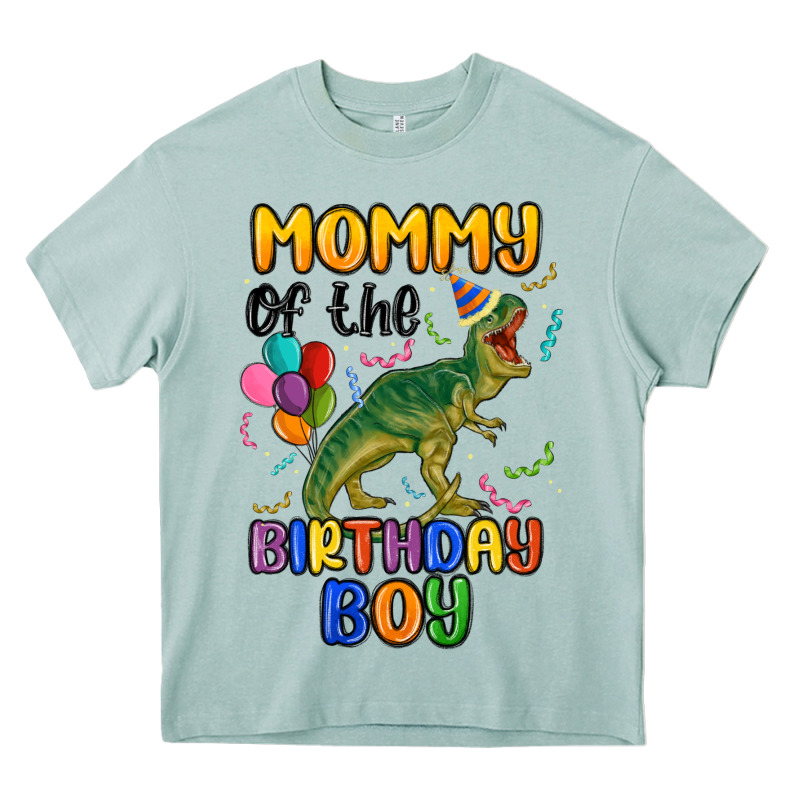 Mommy Of The Birthday Boy Heavy Core Tee by MaliasSmallBusiness | Teevron