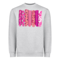 Heather Grey Cancer brushstroke Cancer Awareness Heavyweight Sweatshirt - HowdyJamesFarm