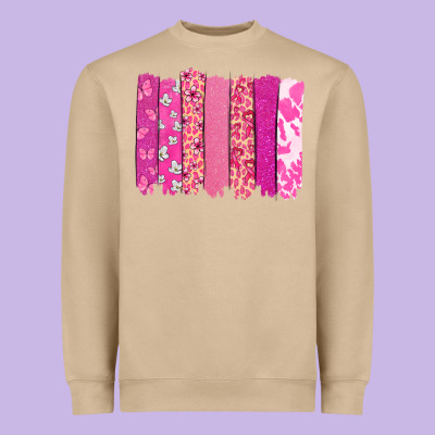 Cancer Brushstroke Cancer Awareness Heavyweight Sweatshirt Designed By Howdyjamesfarm