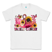 White tackle cancer Classic Tee - LillyAllenDesigns