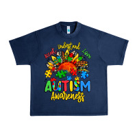 Navy accept understand love autism awareness Urban Heavy Tee - Artiststas