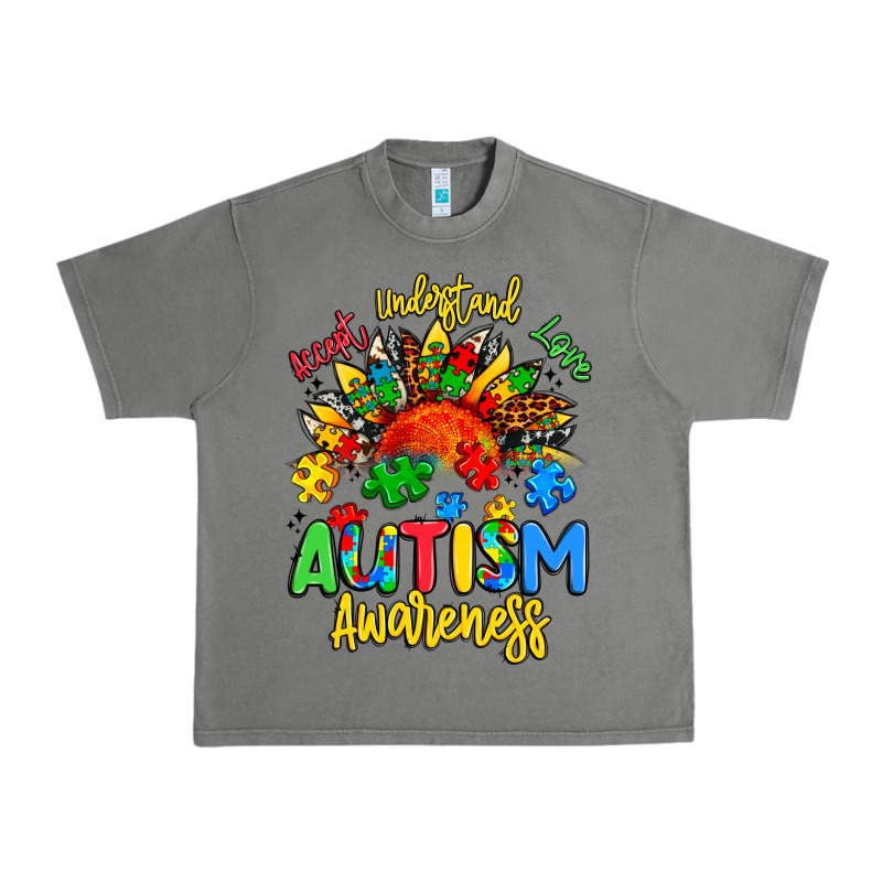Accept Understand Love Autism Awareness Urban Heavy Tee by Artiststas | Teevron