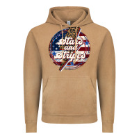 Vintage Camel Western Stars and Stripes 4th of July Vintage Hoodie - LillyAllenDesigns