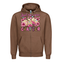 Chestnut just one more chapter valentine's day olivia Zipper Hoodie - OliviaCreatesArt