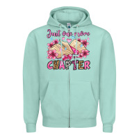 Seafoam just one more chapter valentine's day olivia Zipper Hoodie - OliviaCreatesArt