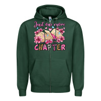 Sports Green just one more chapter valentine's day olivia Zipper Hoodie - OliviaCreatesArt