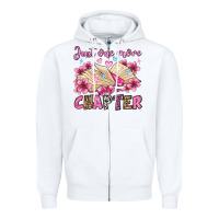 White just one more chapter valentine's day olivia Zipper Hoodie - OliviaCreatesArt